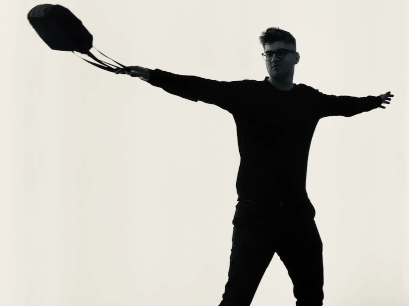 Michael Picture of Michael waving a bag around